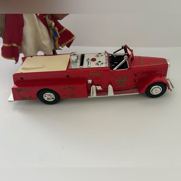 Ertl Coca-Cola 1955 Other - Vintage Ertl Coca-Cola 1955 ward Lafrance Pumper Fire Truck Die Cast # 3447